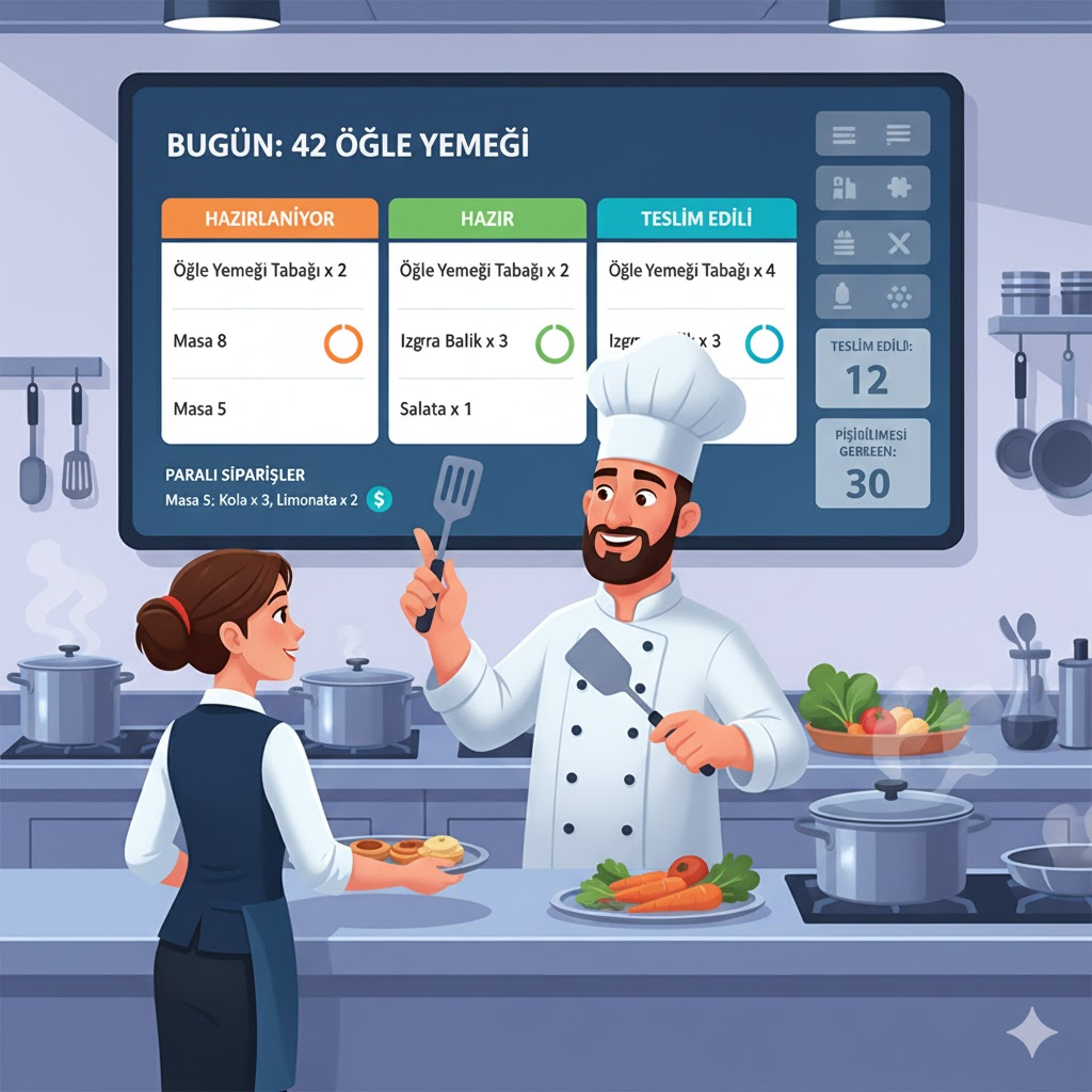 Tourda Mutfak Ekranı